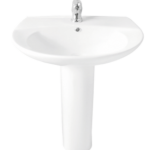 Huida Wash Basin bathroom set(Full Pedestal Leg) HDLP11B