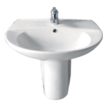Huida Wash Basin bathroom set(Half Pedestal Leg) HDLP11HB